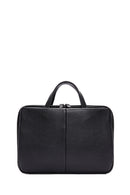 Men's Black Leather Briefcase | Derimod