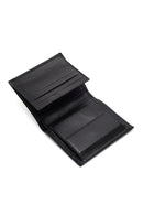 Men's Black Leather Wallet | Derimod