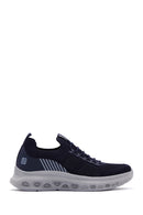 Derimod Zero Men's Navy Blue Lace-Up Thick Sole Sneaker | Derimod