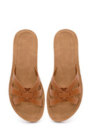 Women's Tan Slippers | Derimod