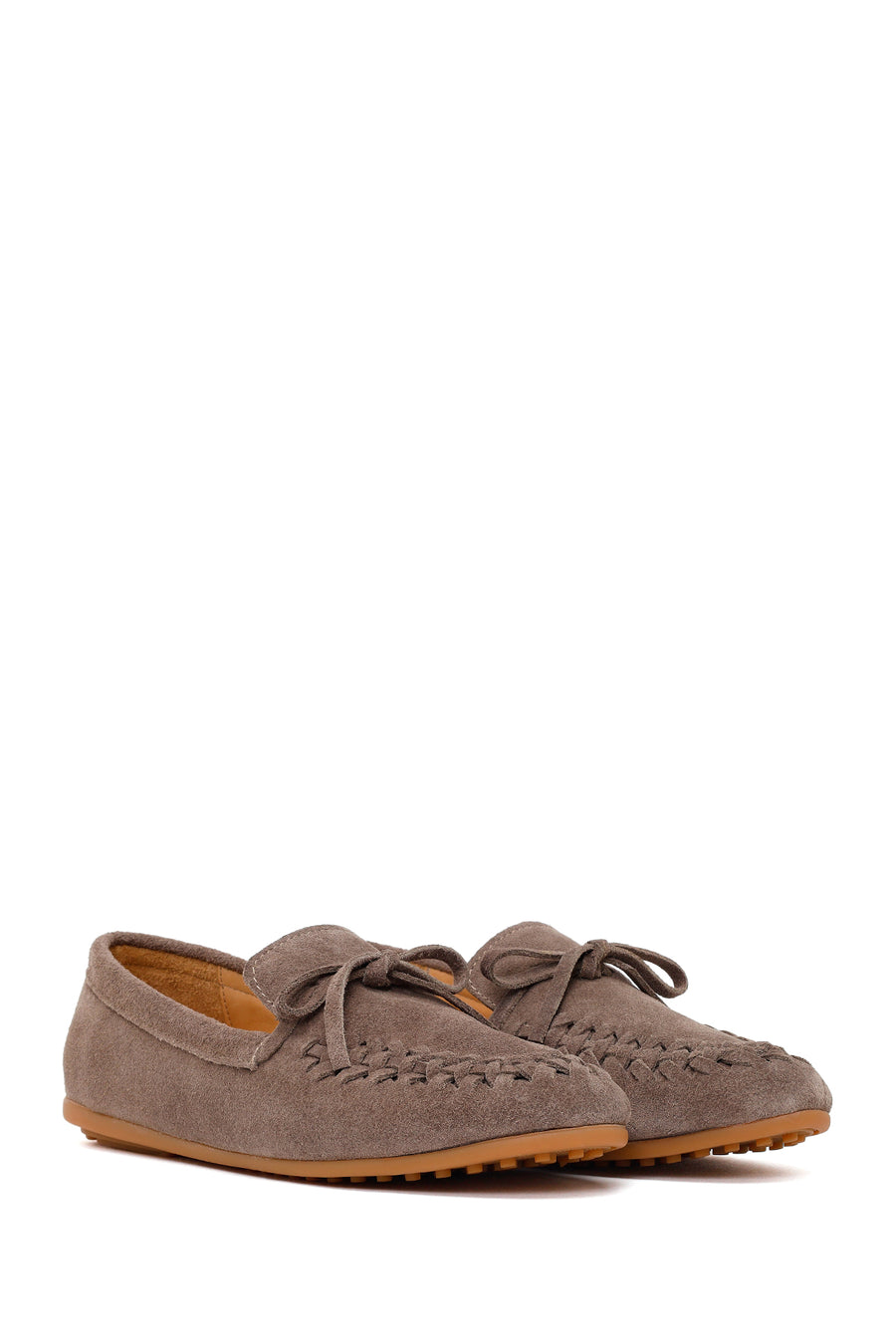 Woman Mink Suede Loafer