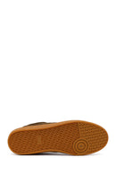 Erkek Haki Bağcıklı Süet Deri Sneaker | Derimod