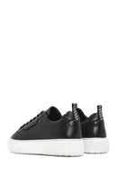 Men's Black Lace-up Leather Sneaker | Derimod