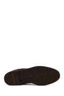 Male Brown Suede Casual Chelsea Boots | Derimod