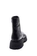 Women's Leather Matte Zipper Boots | Derimod