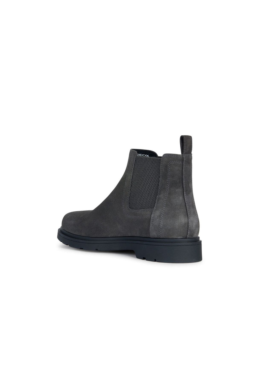 Geox Men's Gray Spherica Suede Leather Chelsea Boots