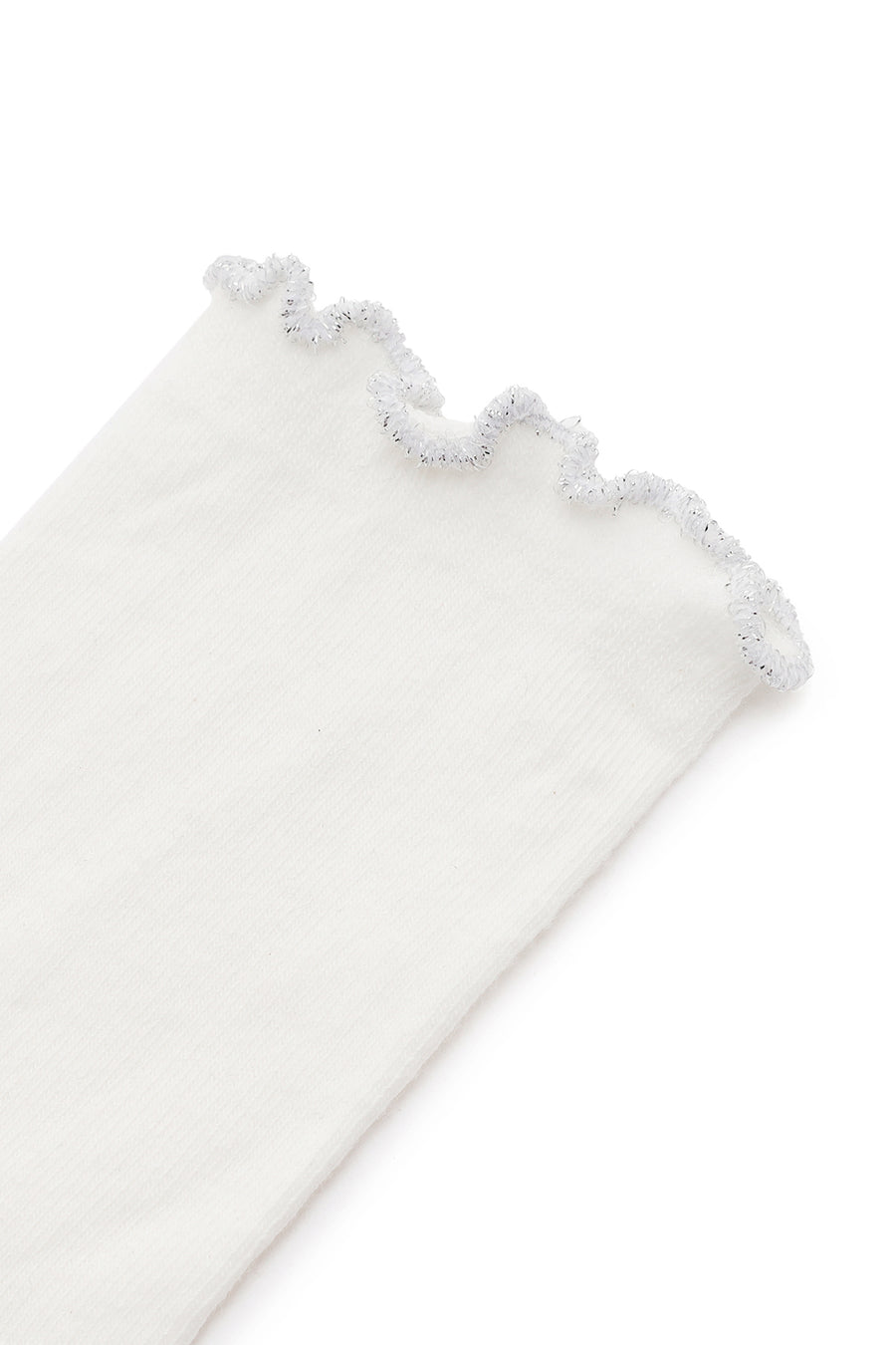 Women's White Cotton Socks