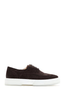 Men's Brown Suede Leather Casual Shoes | Derimod