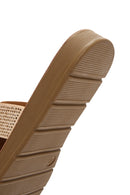 Women's Gold Stone Slippers | Derimod
