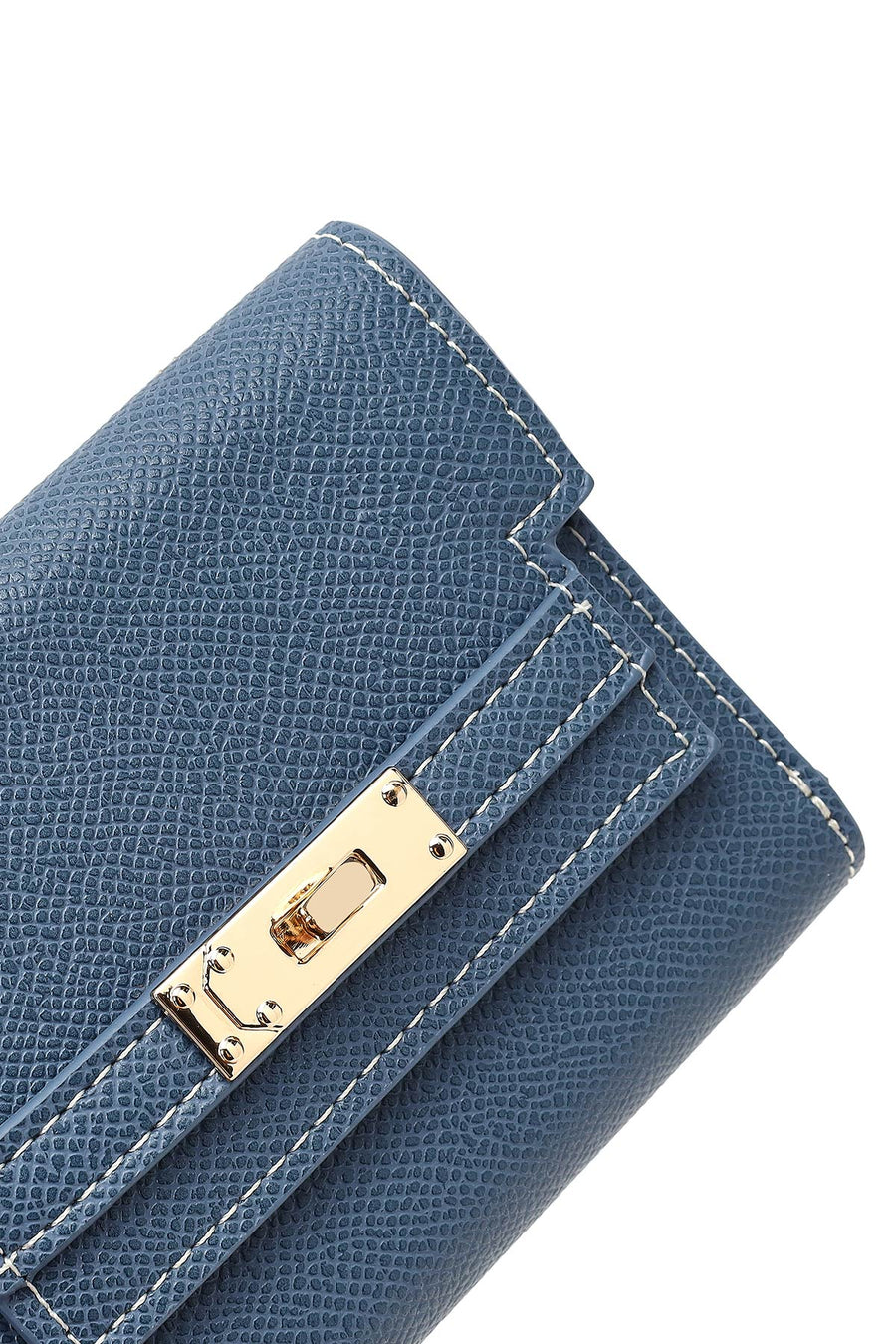 Women's Blue Printed Wallet