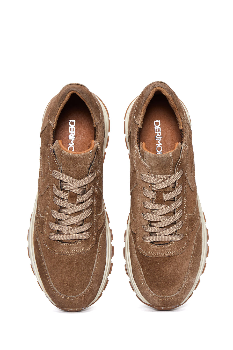 Kadın Vizon Süet Deri Sneaker