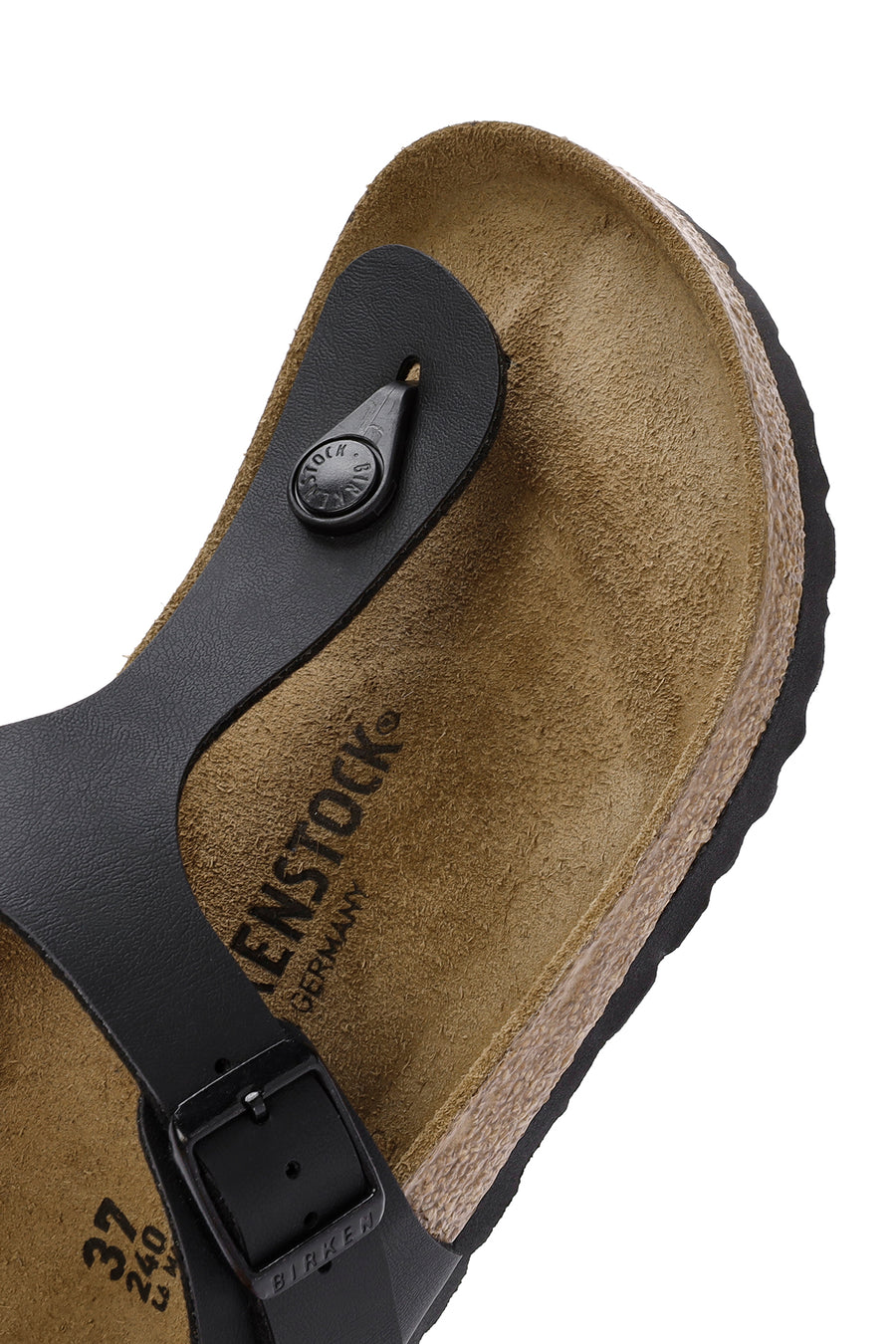 Birkenstock Women's Black Flip Flops Gizeh Bf Slippers