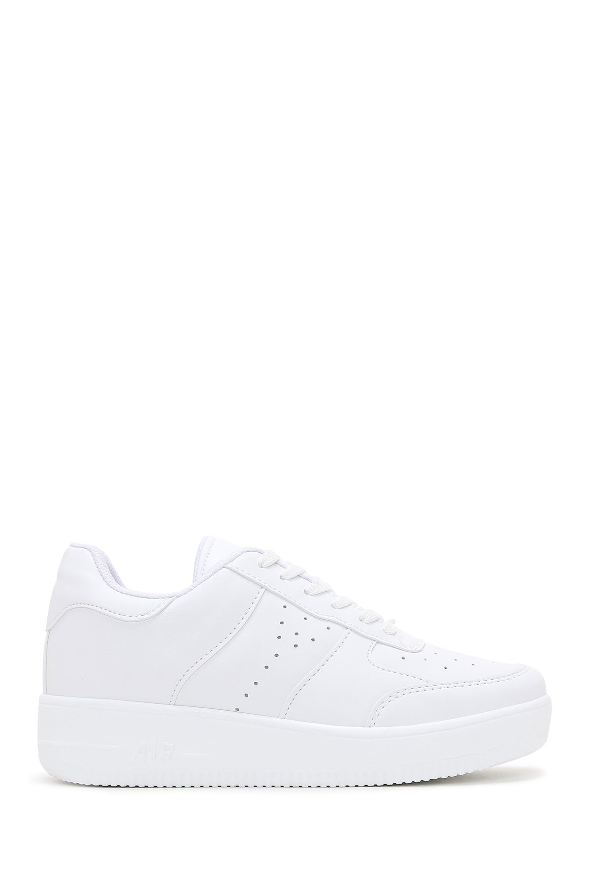 Women's White Thick Soled Sneaker 23SFE265618 | Derimod