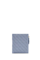 Women's Light Blue Knitted Wallet | Derimod