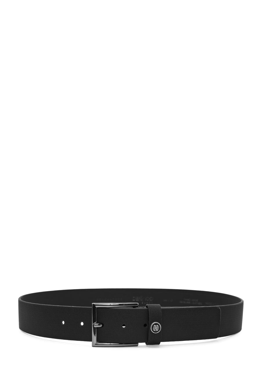 Men's Black Leather Belt