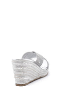 Women's Wedge Heeled Slippers | Derimod