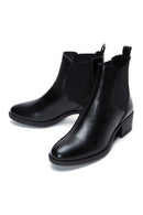 Women's Black Classic Heeled Chelsea Boots | Derimod