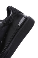 Men's Black Thick Soled Sneaker | Derimod