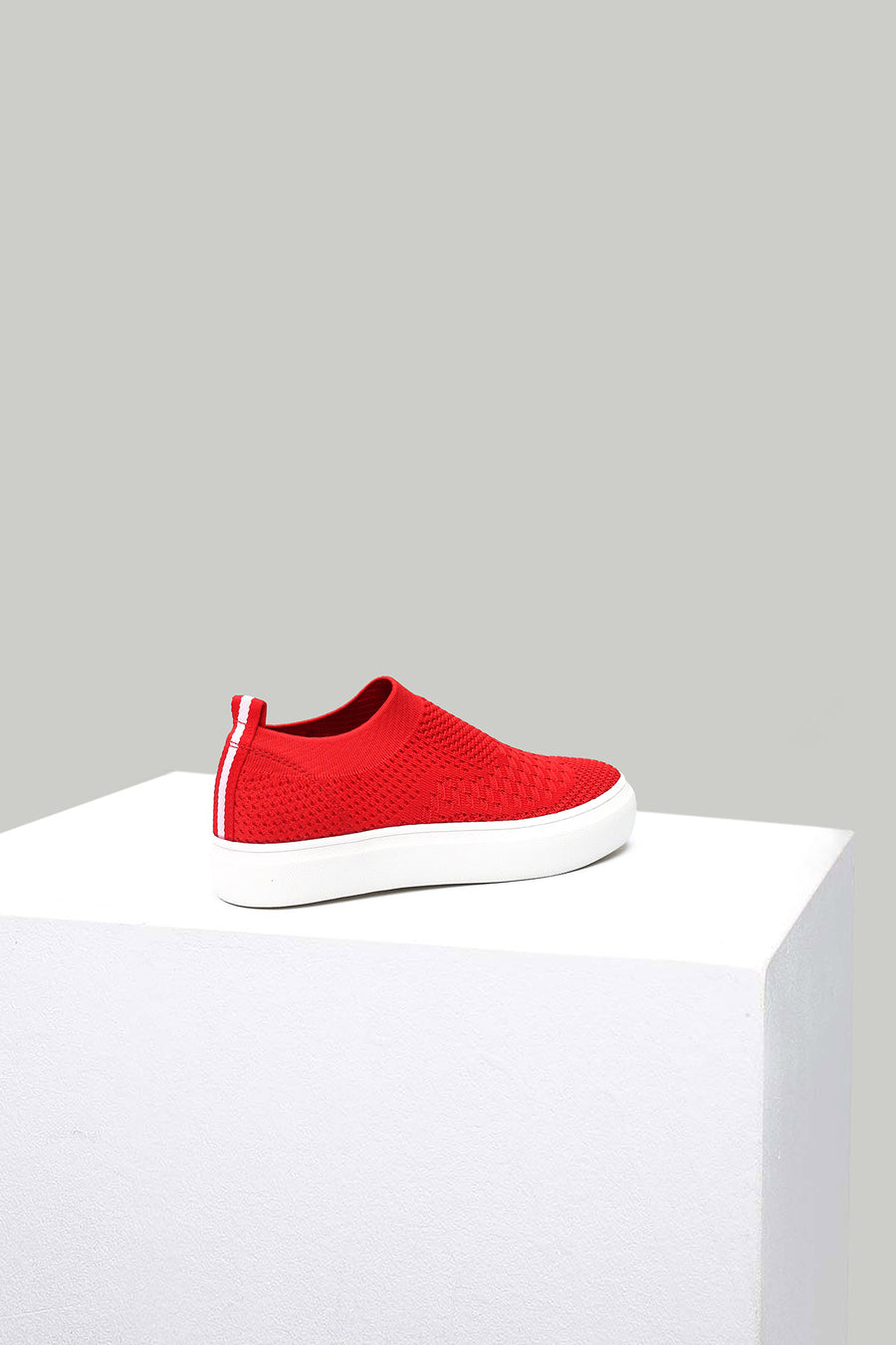Red Fabric Women's Shoes