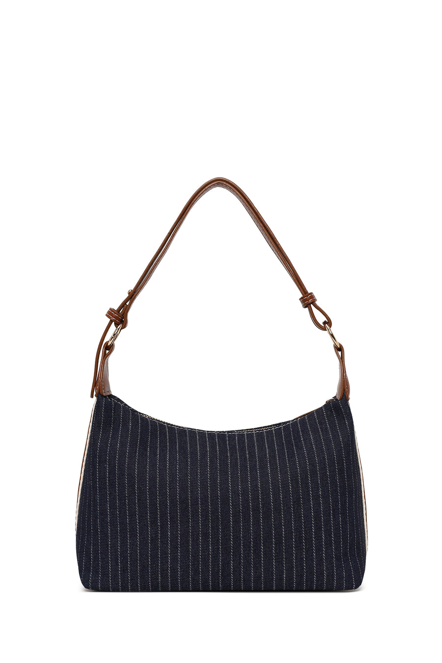 Woman Blue Jean Long-Strap Shoulder Bag
