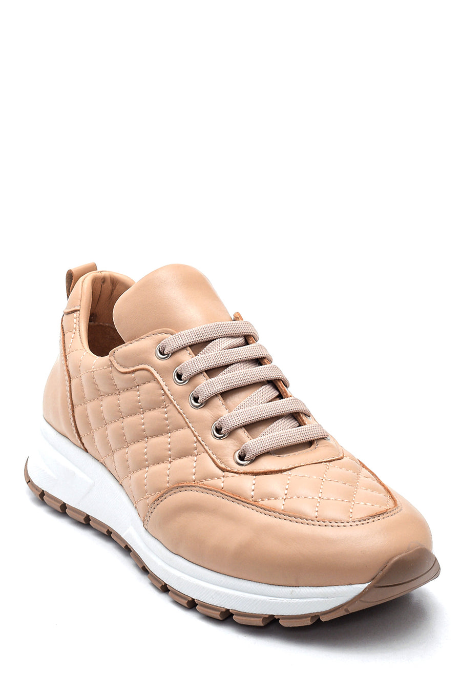 Women's Leather Quilted Sneaker
