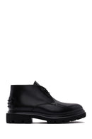 Men's Black Casual Leather Boots | Derimod