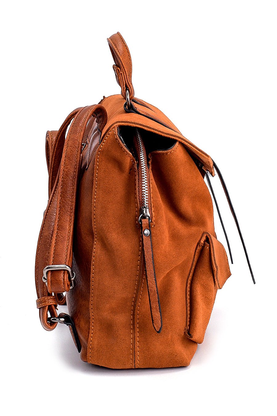 Women's Suede Detailed Backpack
