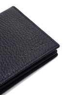 Men's Navy Blue Wallet | Derimod