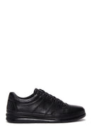 Men's Black Leather Casual Sneaker | Derimod