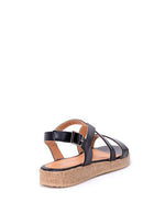 Women's Cork Sole Sandals | Derimod