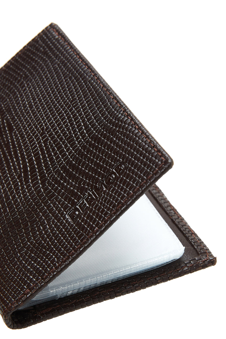 Men's Brown Leather Card Holder