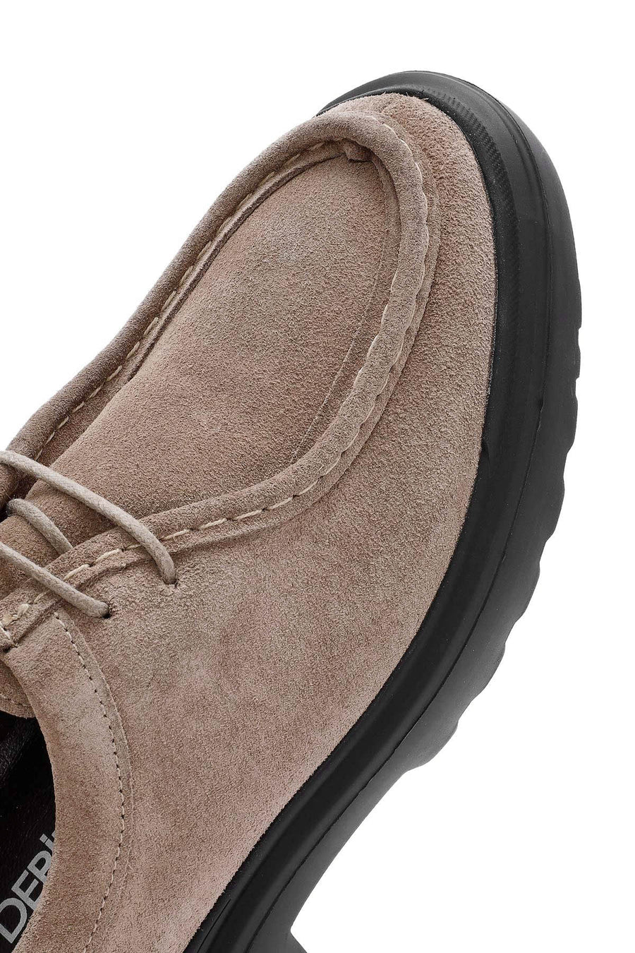Men's Mink Lace-Up Nubuck Leather Casual Shoes