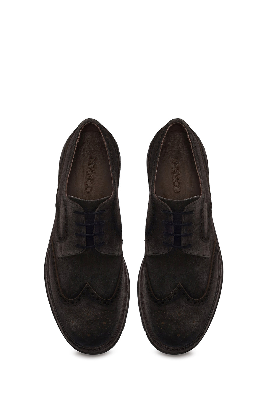 Male Anthracite Lace-up Suede Casual Shoes