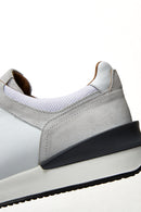 Erkek Gri Süet Deri Sneaker | Derimod