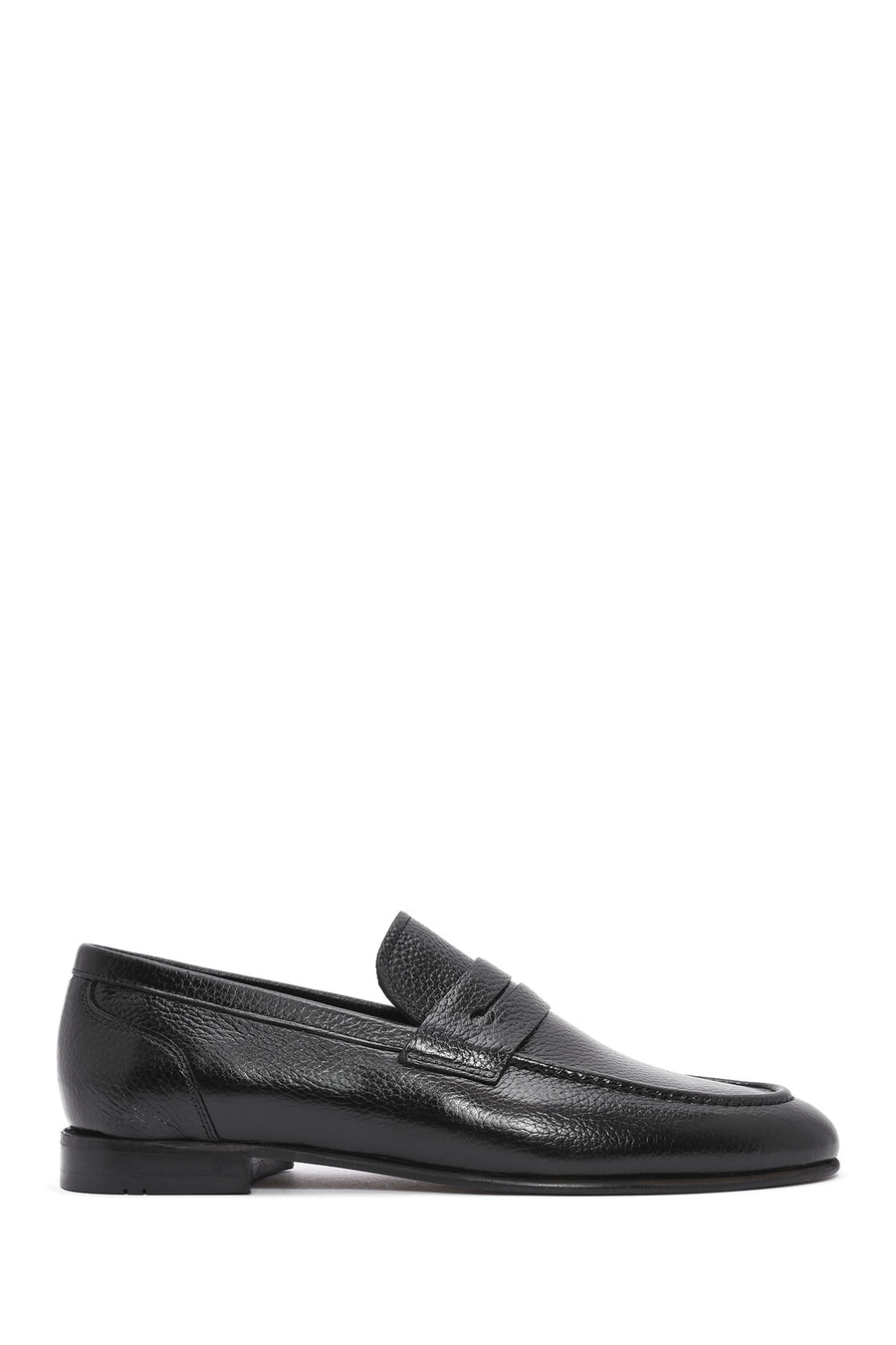 Men's Black Leather Classic Loafer 25SFD6018FT | Derimod