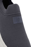Derimod Zero Men's Gray Thick Soled Fabric Sneaker | Derimod