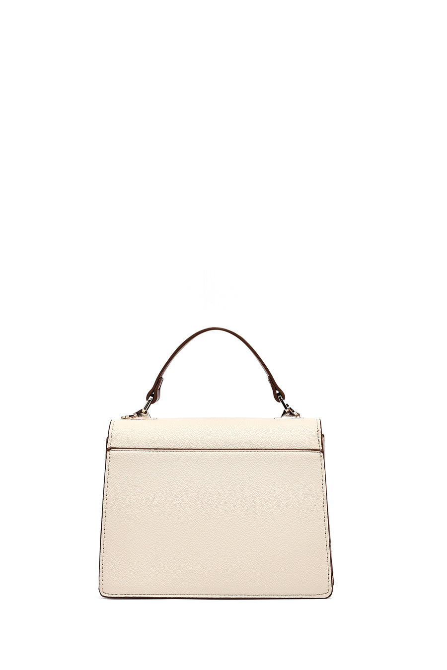 Women's Beige Long Strap Patterned Handbag