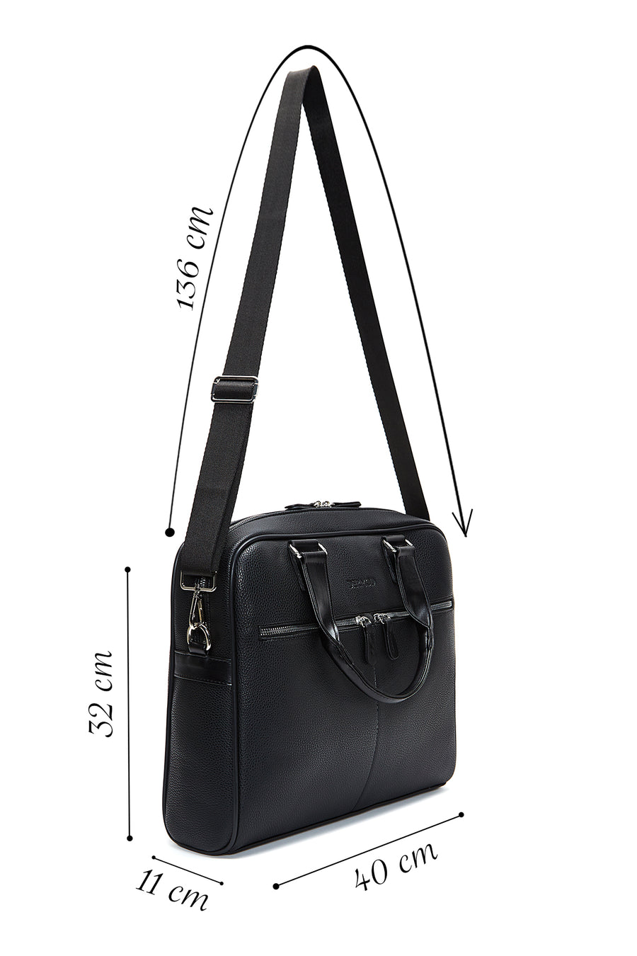 Men's Black Briefcase