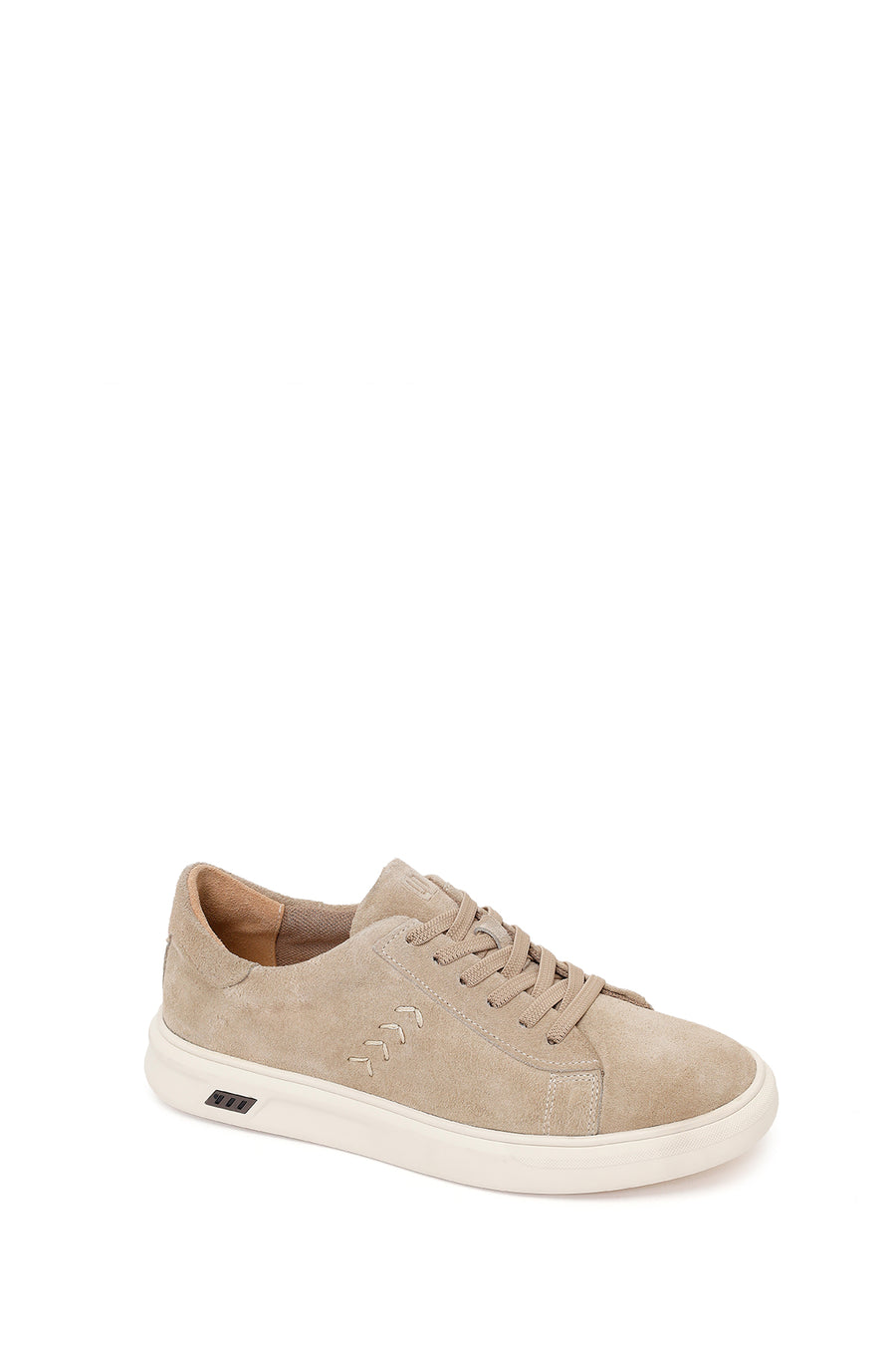 Male Beige Lace-up Suede Leather Sneaker