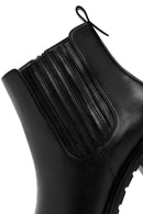 Women's Black Thick Heel Zipper Boots | Derimod