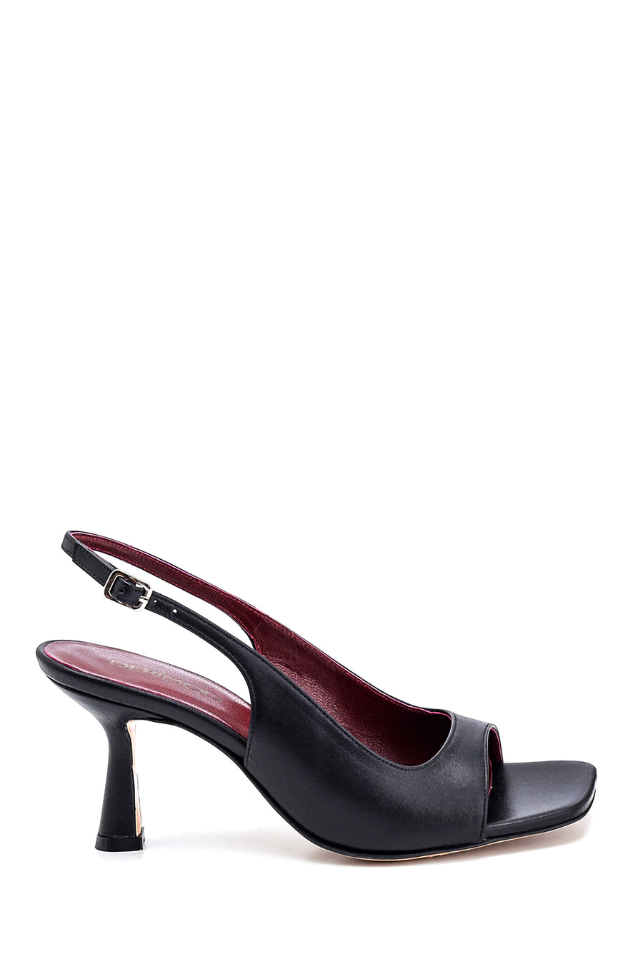 Women's Heeled Leather Sandals 21SFD120718 | Derimod