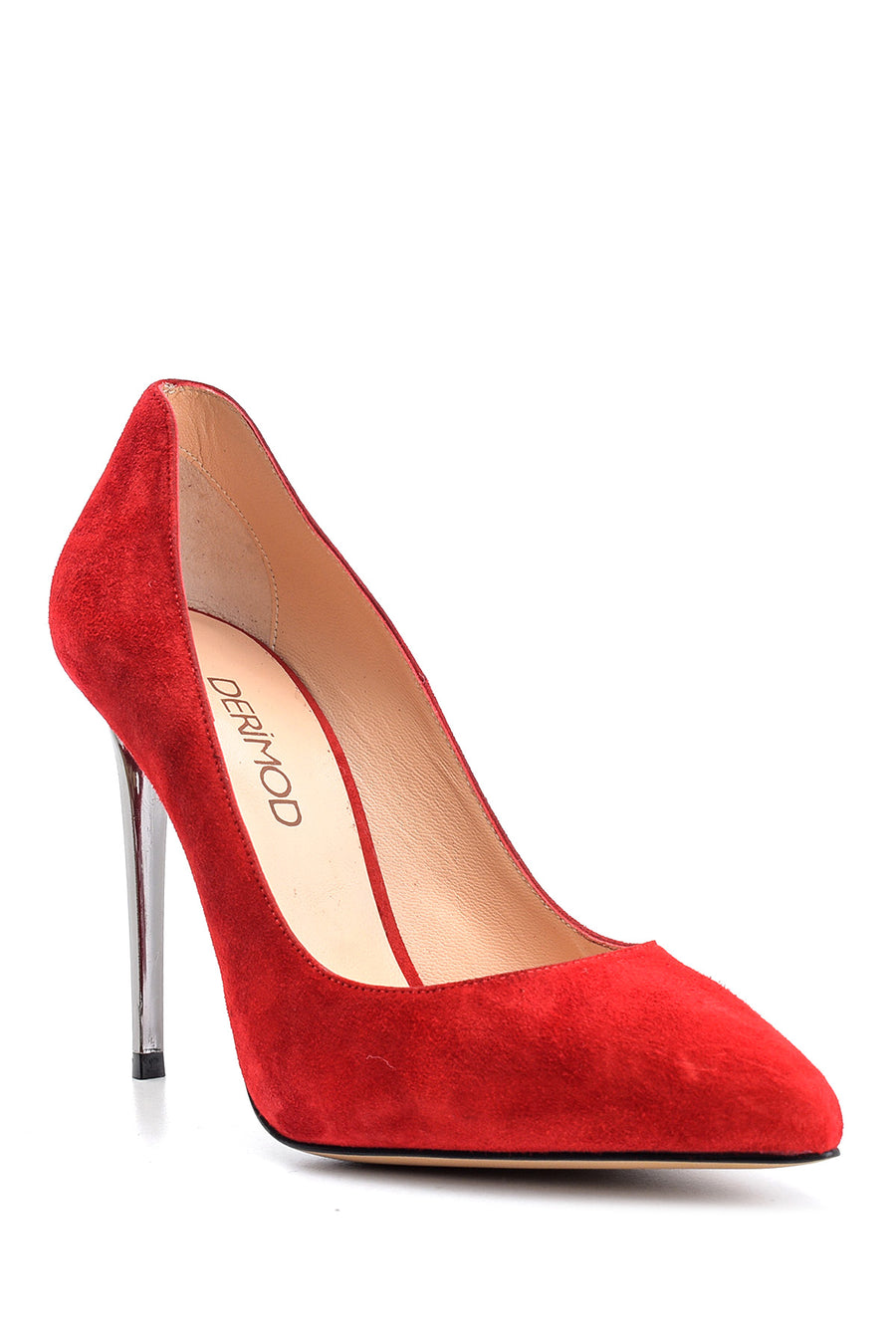 Kadın Süet Deri Stiletto