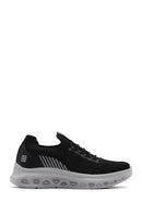 Men's Black Thick Soled Sneaker | Derimod