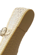 Kadın Krem Tokalı Espadril | Derimod