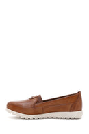 Women's Tan Leather Comfort Shoes | Derimod