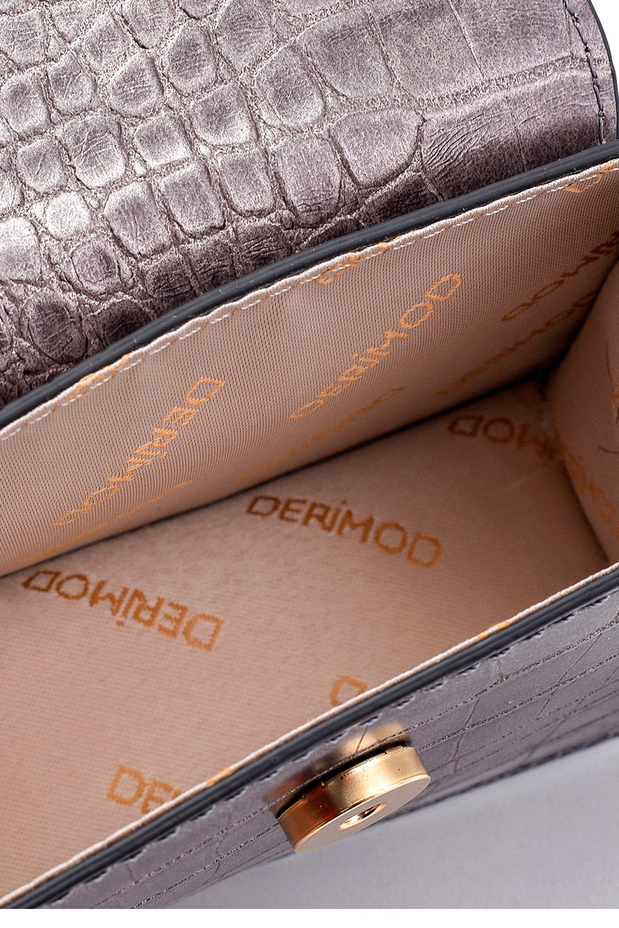 Women's Crocodile Patterned Mini Handbag