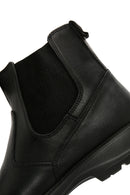 Men's Black Leather Chelsea Boots | Derimod