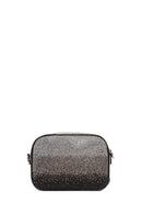 Women's Black Stone Long Strap Mini Crossbody Bag | Derimod