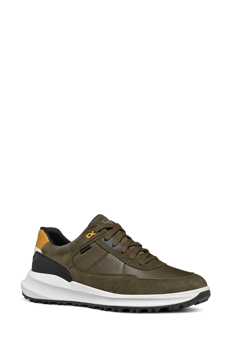 Geox Erkek Yeşil Pg1X Abx Bağcıklı Waterproof Deri Sneaker