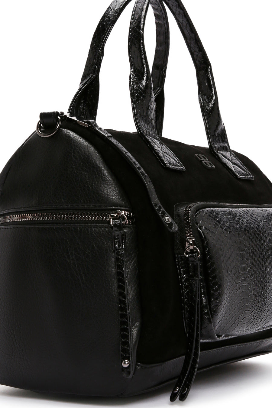 Women's Black Long Strap Shoulder Bag